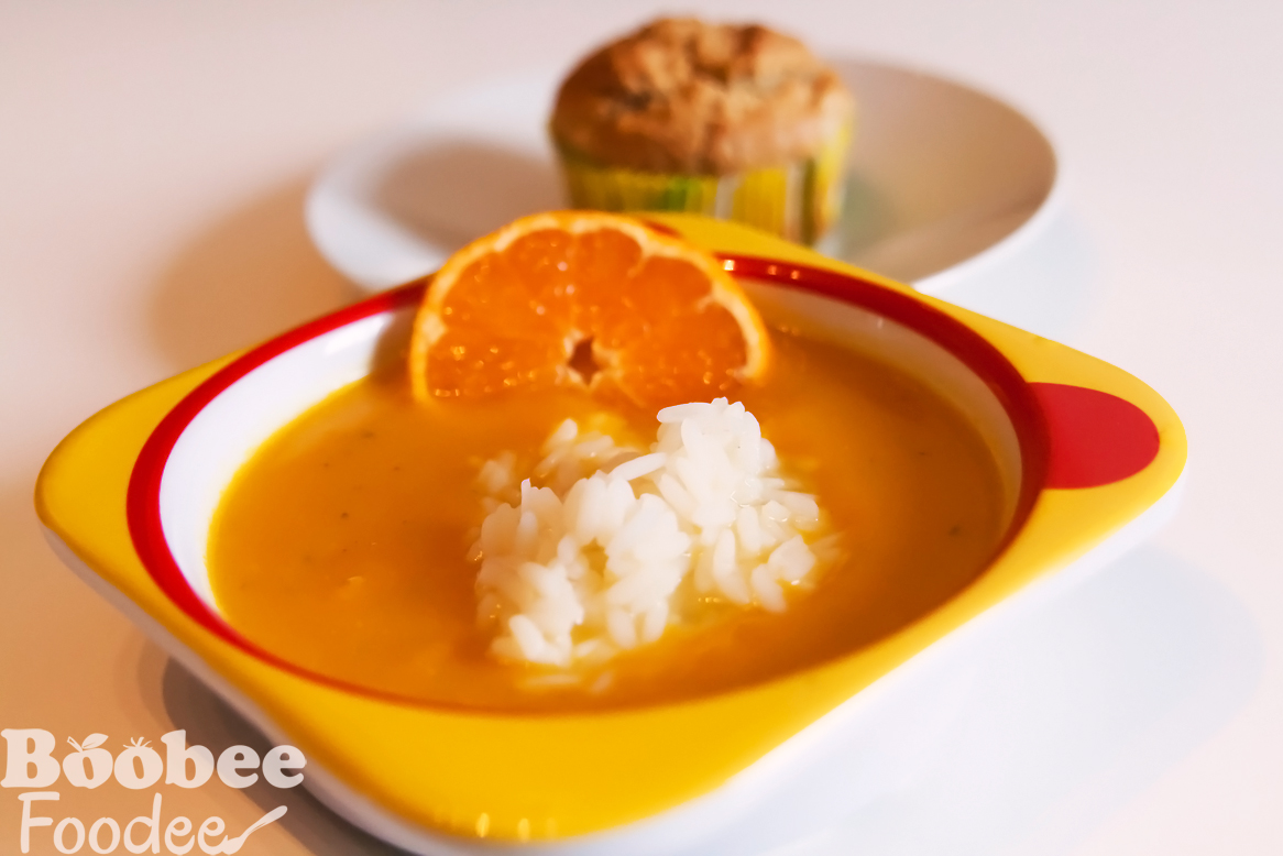 pomarancna juha z buco in rizem